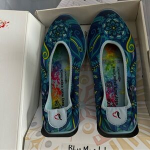 Acropedico Blue Patterned Women's Shoes